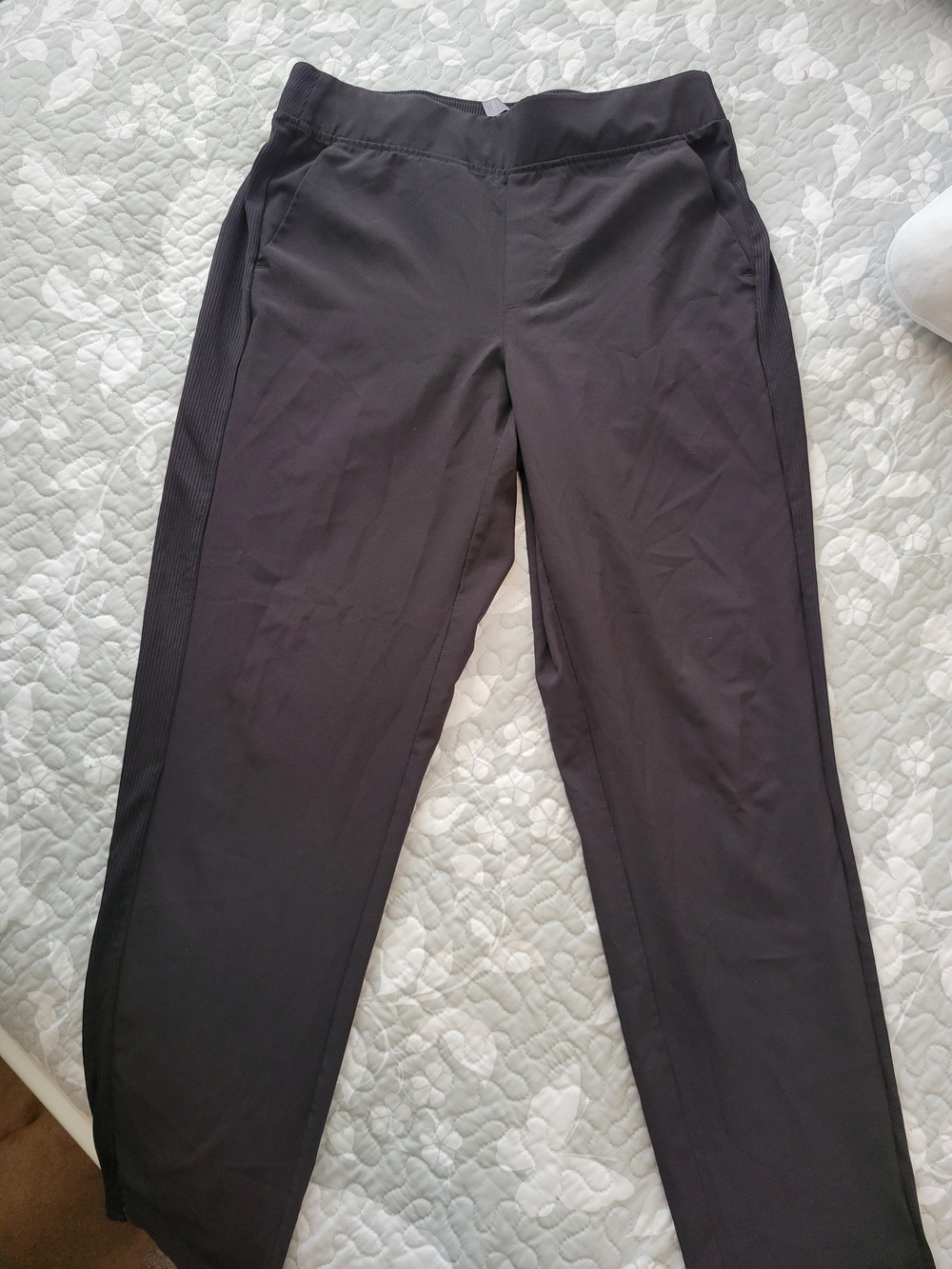 RBX Black Women's Track Pants with Side Panels